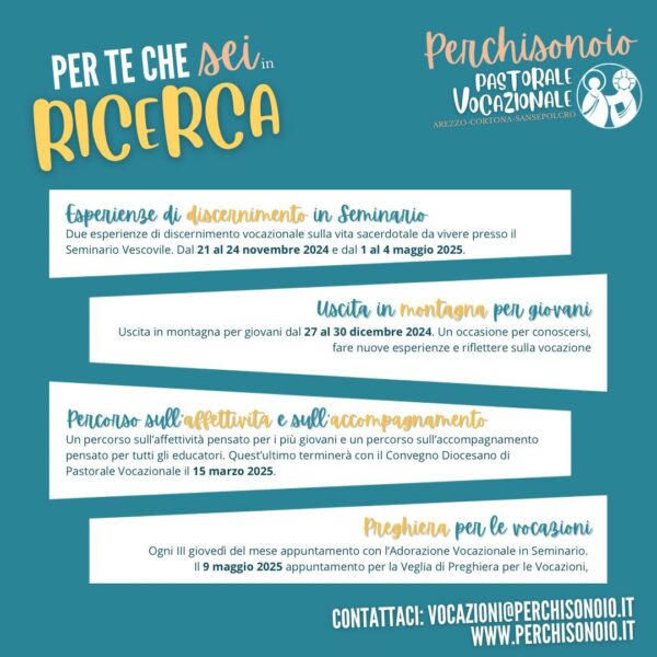 Per te che sei in ricerca